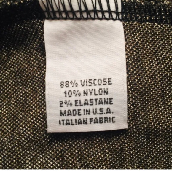 Bryn Walker Diego Diamond Jacquard Bell Sleeve Black Ivory Print Tunic Top Small - Picture 3 of 5